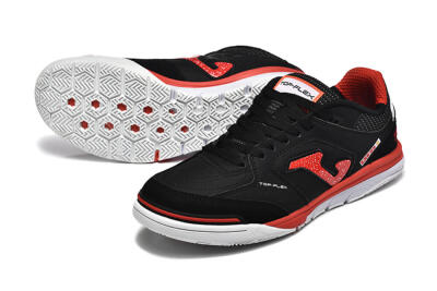 Joma Top Flex IC Indoor & Futsal Soccer Shoes - Black/Red/White
