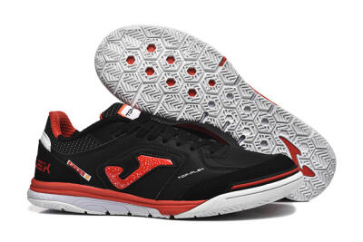 Joma Top Flex IC Indoor & Futsal Soccer Shoes - Black/Red/White