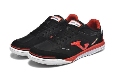Joma Top Flex IC Indoor & Futsal Soccer Shoes - Black/Red/White