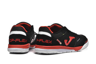 Joma Top Flex IC Indoor & Futsal Soccer Shoes - Black/Red/White
