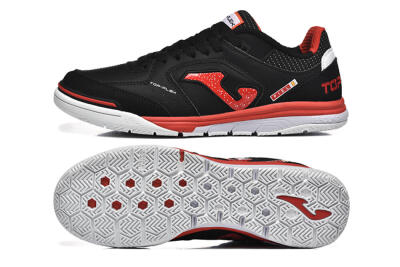 Joma Top Flex IC Indoor & Futsal Soccer Shoes - Black/Red/White