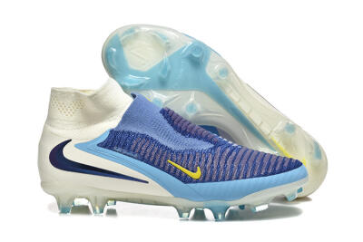 Nike Phantom 6 Elite FG Firm Ground Soccer Cleats - Blue/White/Black
