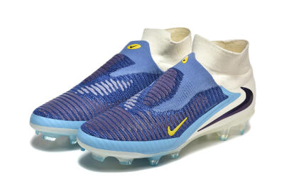 Nike Phantom 6 Elite FG Firm Ground Soccer Cleats - Blue/White/Black