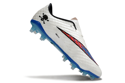 Nike Hypervenom Phantom FG Firm Ground Soccer Cleats - White/Red/Blue