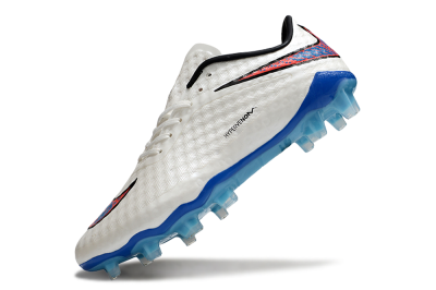 Nike Hypervenom Phantom FG Firm Ground Soccer Cleats - White/Red/Blue