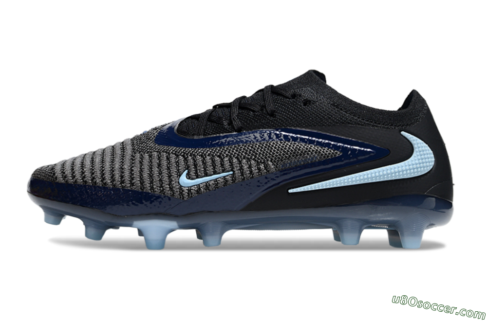 Nike Phantom 6 Elite Low FG Firm Ground Soccer Cleats - Black/Jade 2