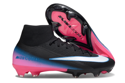 Nike Air Zoom Mercurial Superfly 10 Elite SG Soft Ground Soccer Cleats - Black/White/Pink