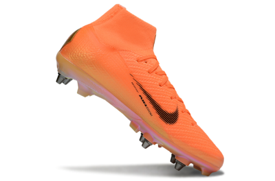 Nike Air Zoom Mercurial Superfly 10 Elite SG Soft Ground Soccer Cleats - Red/Black/Gold