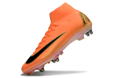Nike Air Zoom Mercurial Superfly 10 Elite SG Soft Ground Soccer Cleats - Red/Black/Gold