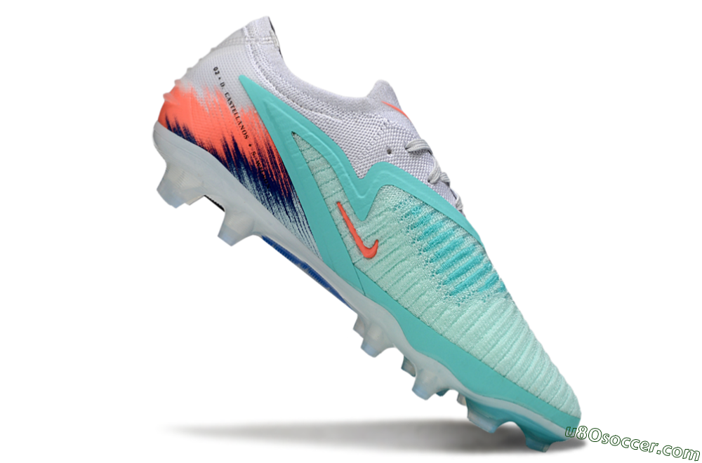 Nike Phantom 6 Elite Low FG Firm Ground Soccer Cleats - Jade/Black/White 4