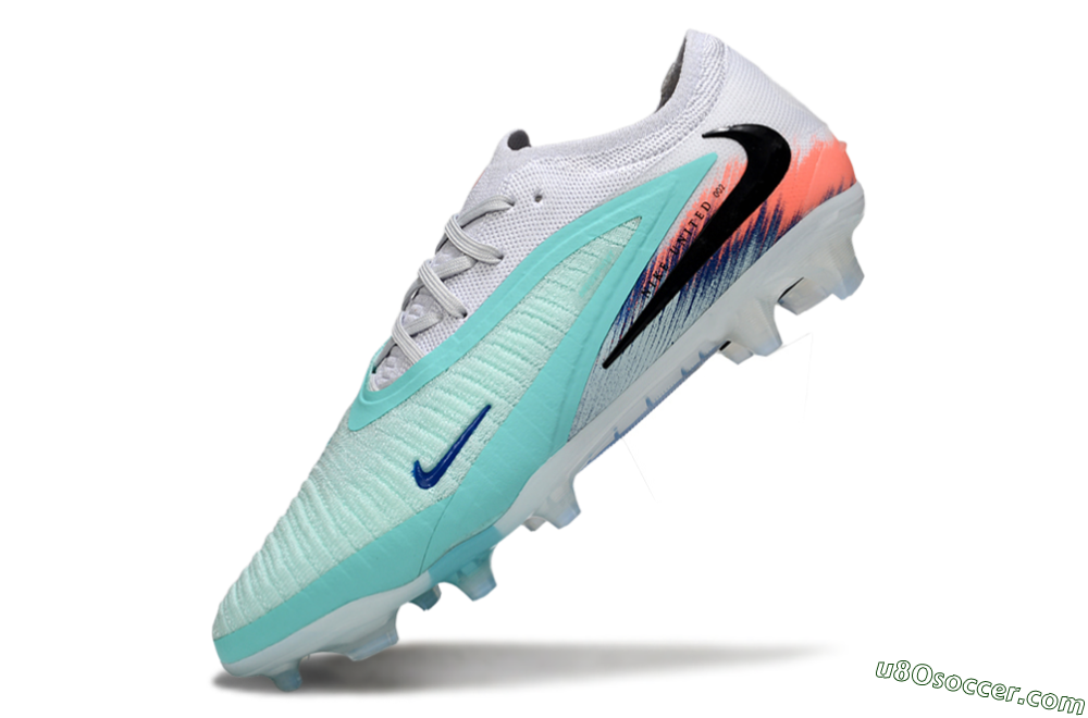 Nike Phantom 6 Elite Low FG Firm Ground Soccer Cleats - Jade/Black/White 5