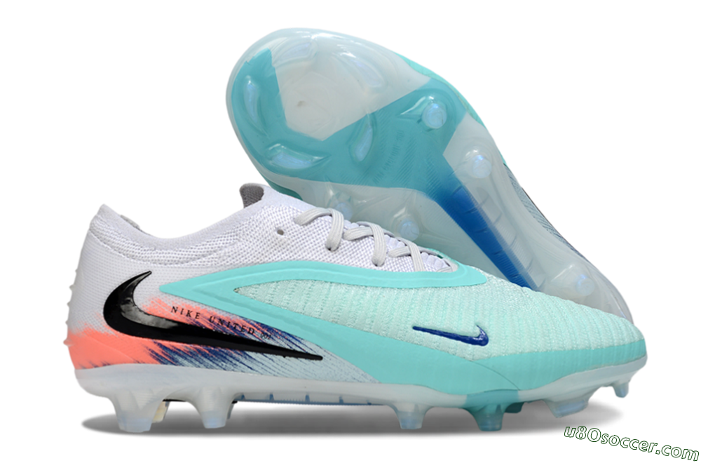 Nike Phantom 6 Elite Low FG Firm Ground Soccer Cleats - Jade/Black/White 1