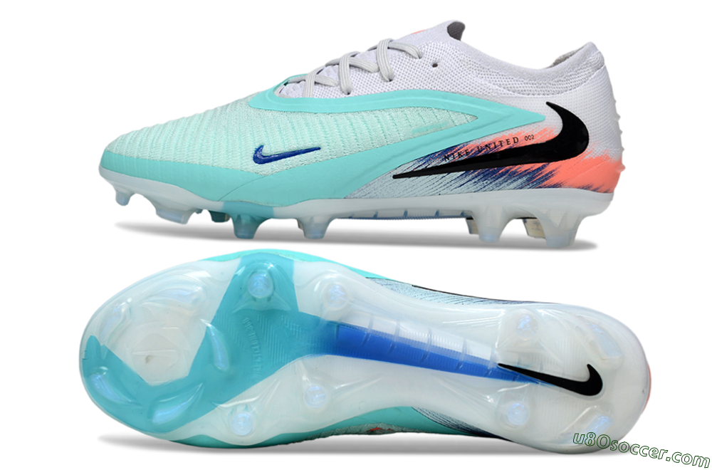 Nike Phantom 6 Elite Low FG Firm Ground Soccer Cleats - Jade/Black/White 0