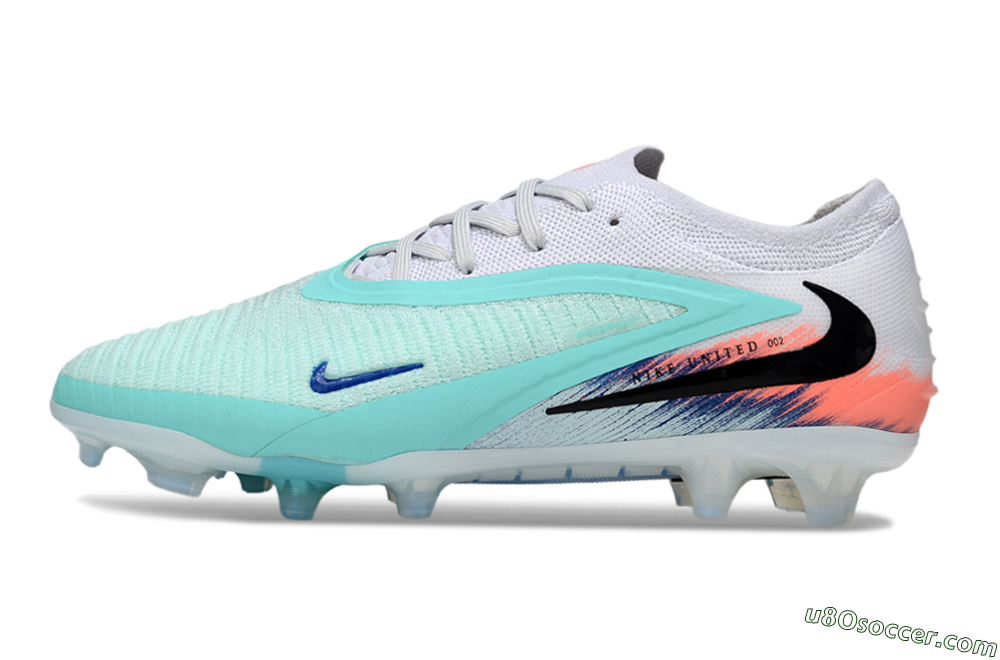 Nike Phantom 6 Elite Low FG Firm Ground Soccer Cleats - Jade/Black/White 2