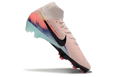 Nike Air Zoom Mercurial Superfly 10 Elite FG Firm Ground Soccer Cleats - Pink/Black/Gold