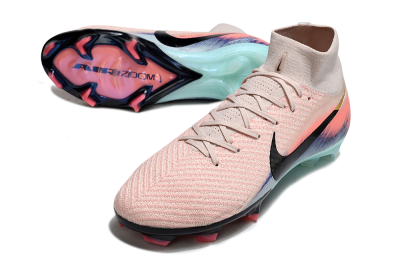 Nike Air Zoom Mercurial Superfly 10 Elite FG Firm Ground Soccer Cleats - Pink/Black/Gold