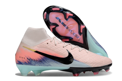 Nike Air Zoom Mercurial Superfly 10 Elite FG Firm Ground Soccer Cleats - Pink/Black/Gold