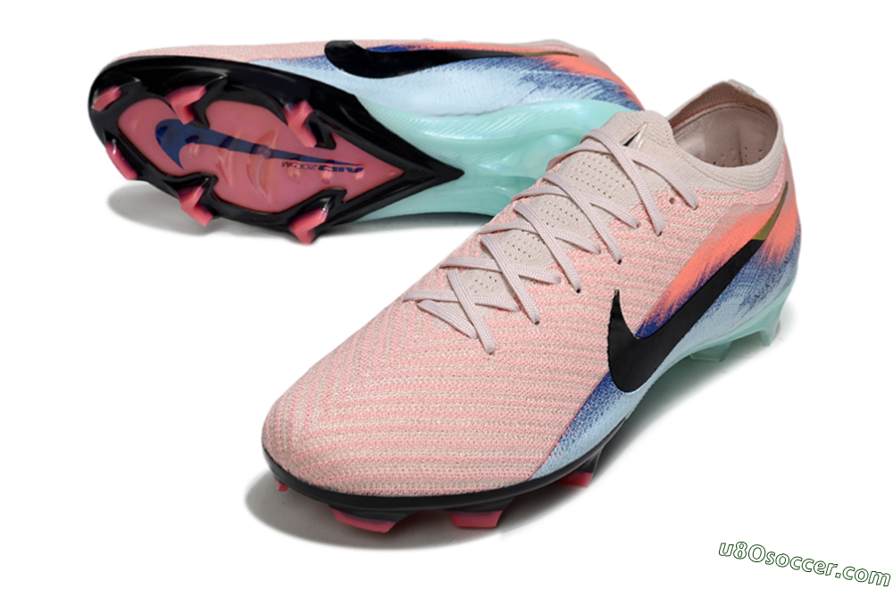 Nike Air Zoom Mercurial Vapor 16 Elite FG Firm Ground Soccer Cleats - Pink/Black/Jade 3