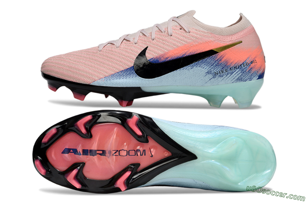 Nike Air Zoom Mercurial Vapor 16 Elite FG Firm Ground Soccer Cleats - Pink/Black/Jade 0