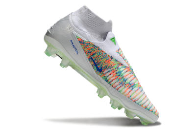 Nike Phantom 6 Elite FG Firm Ground Soccer Cleats - White/Red/Yellow