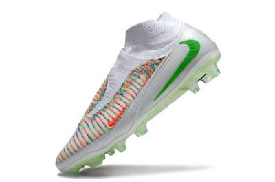 Nike Phantom 6 Elite FG Firm Ground Soccer Cleats - White/Red/Yellow