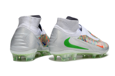 Nike Phantom 6 Elite FG Firm Ground Soccer Cleats - White/Red/Yellow