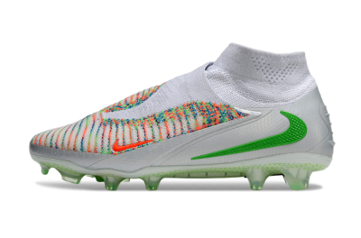 Nike Phantom 6 Elite FG Firm Ground Soccer Cleats - White/Red/Yellow