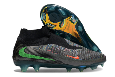 Nike Phantom 6 Elite FG Firm Ground Soccer Cleats - Black/Yellow/Red