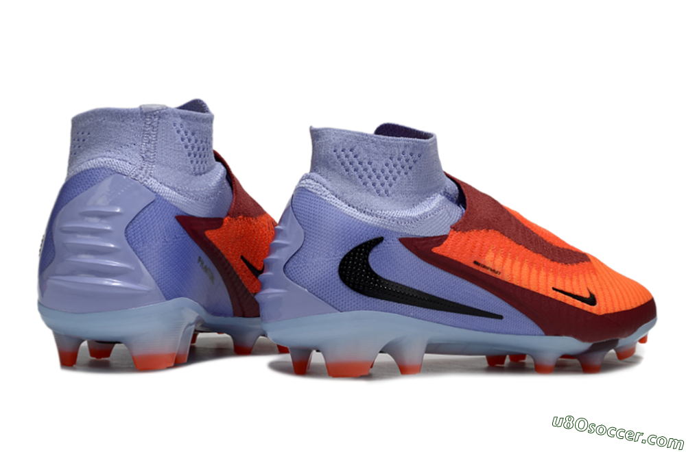 Nike Phantom 6 Elite FG Firm Ground Soccer Cleats - Red/Blue/Black 6