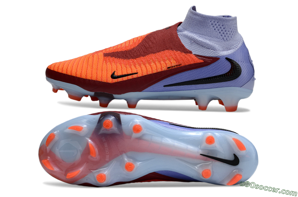 Nike Phantom 6 Elite FG Firm Ground Soccer Cleats - Red/Blue/Black 0