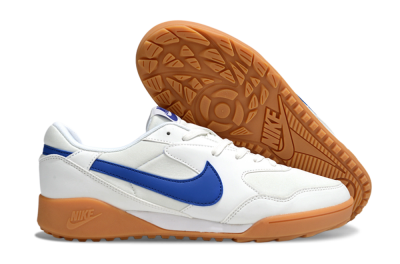 Nike Terra Manta TF Artificial Turf Soccer Shoes - White/Blue/Brown
