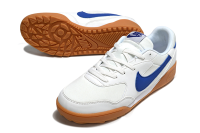 Nike Terra Manta TF Artificial Turf Soccer Shoes - White/Blue/Brown