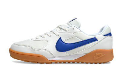 Nike Terra Manta TF Artificial Turf Soccer Shoes - White/Blue/Brown