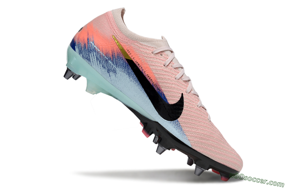 Nike Air Zoom Mercurial Vapor 16 Elite SG Soft Ground Soccer Cleats - Pink/Black/Jade 4