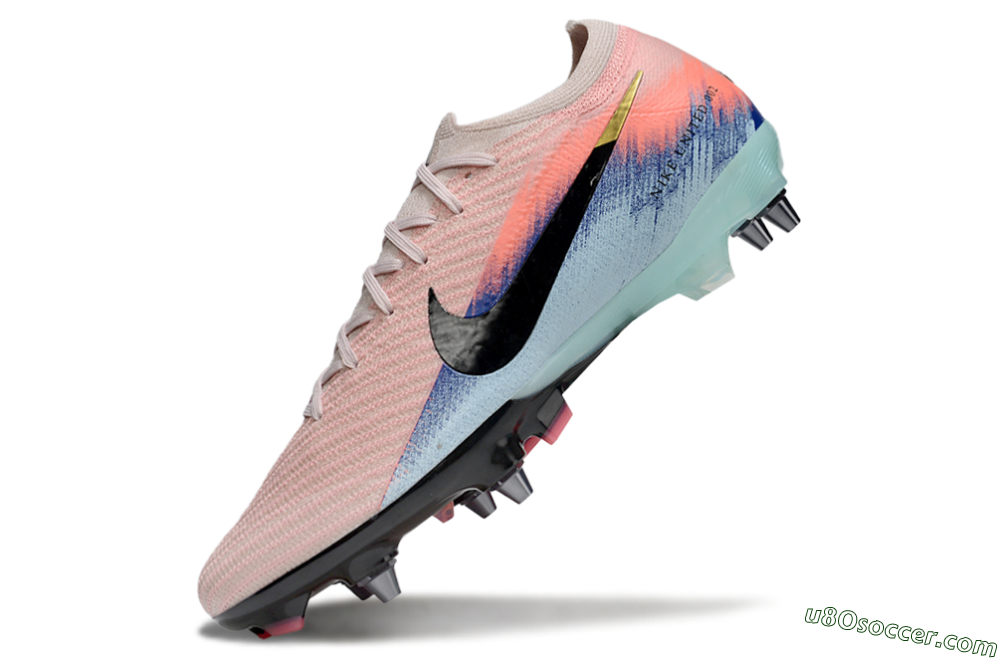 Nike Air Zoom Mercurial Vapor 16 Elite SG Soft Ground Soccer Cleats - Pink/Black/Jade 5
