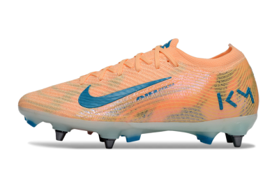 Nike Air Zoom Mercurial Vapor 16 Elite SG Soft Ground Soccer Cleats - Pink/Blue/Yellow