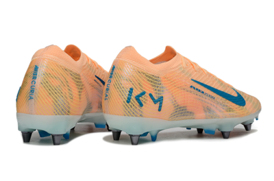 Nike Air Zoom Mercurial Vapor 16 Elite SG Soft Ground Soccer Cleats - Pink/Blue/Yellow