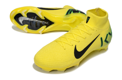 Nike Air Zoom Mercurial Superfly 10 Elite FG Firm Ground Soccer Cleats - Yellow/Black/Green