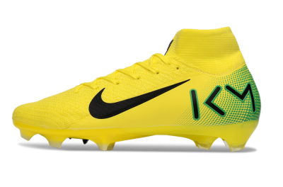 Nike Air Zoom Mercurial Superfly 10 Elite FG Firm Ground Soccer Cleats - Yellow/Black/Green