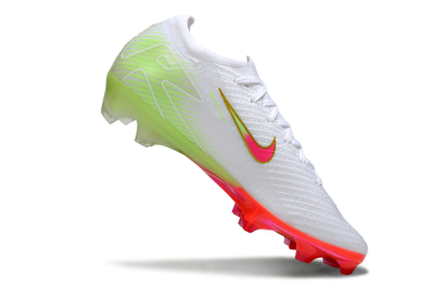 Nike Air Zoom Mercurial Vapor 16 Elite FG Firm Ground Soccer Cleats - White/Pink/Yellow