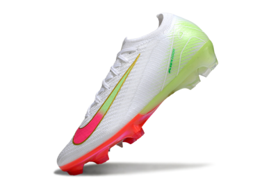 Nike Air Zoom Mercurial Vapor 16 Elite FG Firm Ground Soccer Cleats - White/Pink/Yellow