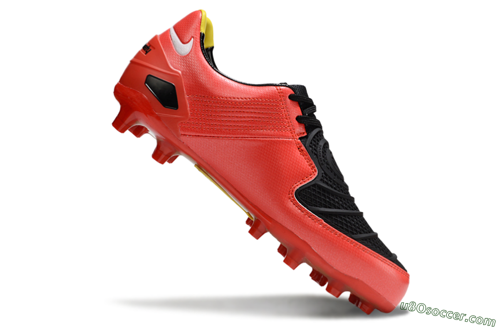 Nike Air Zoom Total 90 Laser FG Firm Ground Soccer Cleats - Red/White/Black 4