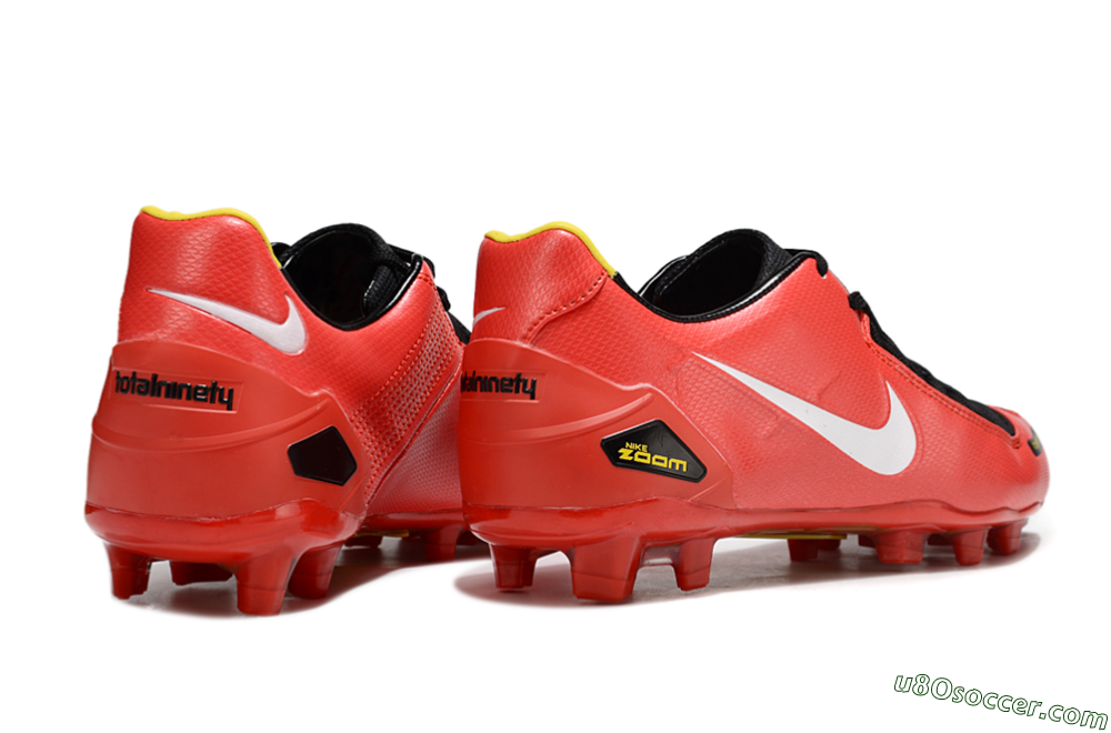 Nike Air Zoom Total 90 Laser FG Firm Ground Soccer Cleats - Red/White/Black 6