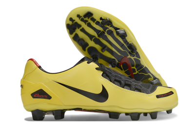 Nike Air Zoom Total 90 Laser FG Firm Ground Soccer Cleats - Yellow/Black/Red
