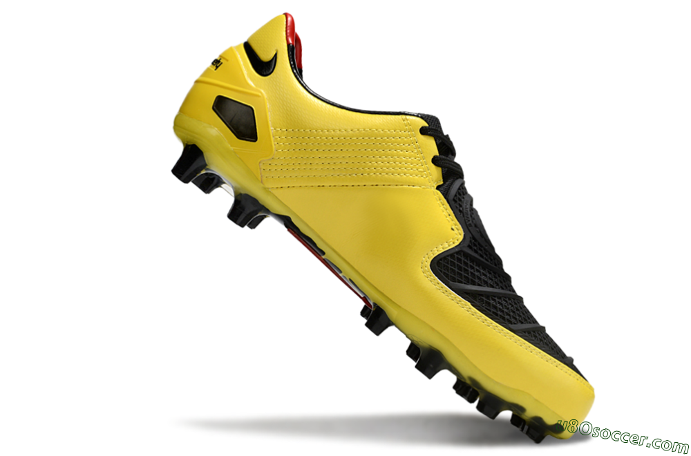 Nike Air Zoom Total 90 Laser FG Firm Ground Soccer Cleats - Yellow/Black/Red 4