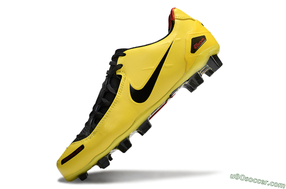 Nike Air Zoom Total 90 Laser FG Firm Ground Soccer Cleats - Yellow/Black/Red 5