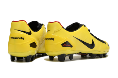 Nike Air Zoom Total 90 Laser FG Firm Ground Soccer Cleats - Yellow/Black/Red