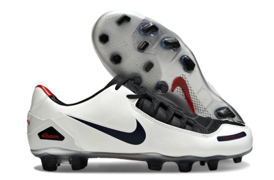 Nike Air Zoom Total 90 Laser FG Firm Ground Soccer Cleats - White/Black/Red