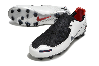 Nike Air Zoom Total 90 Laser FG Firm Ground Soccer Cleats - White/Black/Red