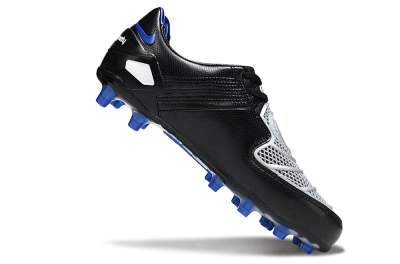 Nike Air Zoom Total 90 Laser FG Firm Ground Soccer Cleats - Black/White/Blue